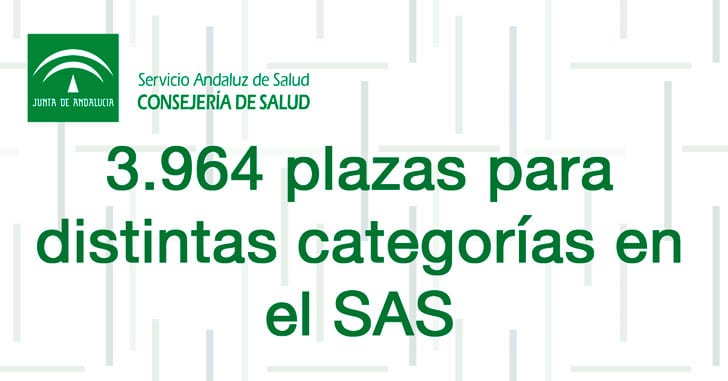 3.964 plazas para varias categorías en el SAS