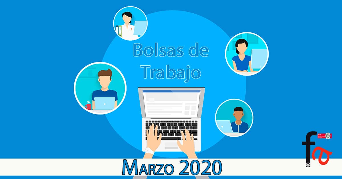 bolsas de trabajo abiertas 2020