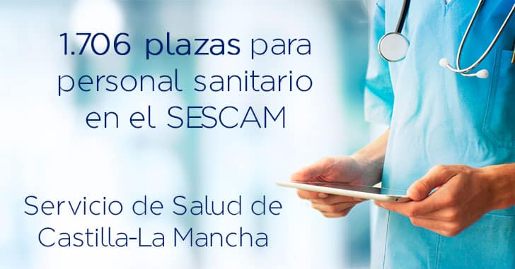 Castilla La-Mancha aprueba las bases para 1.706 plazas para personal sanitario