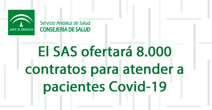 El SAS ofertará 8.000 contratos para atender a pacientes Covid-19