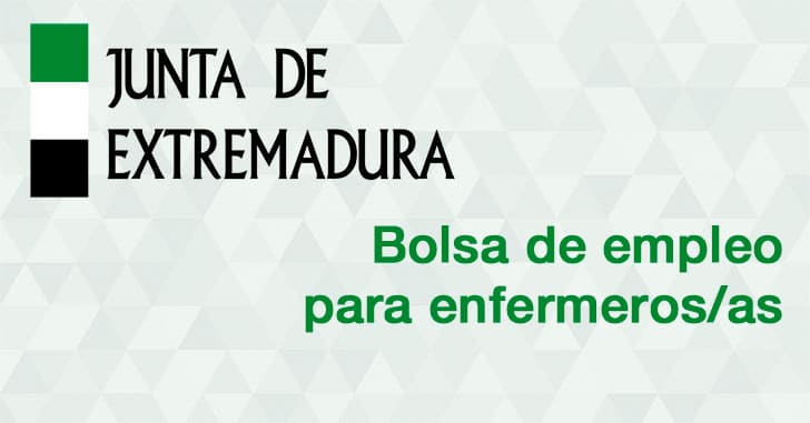 Bolsa de empleo para enfermería en Extremadura