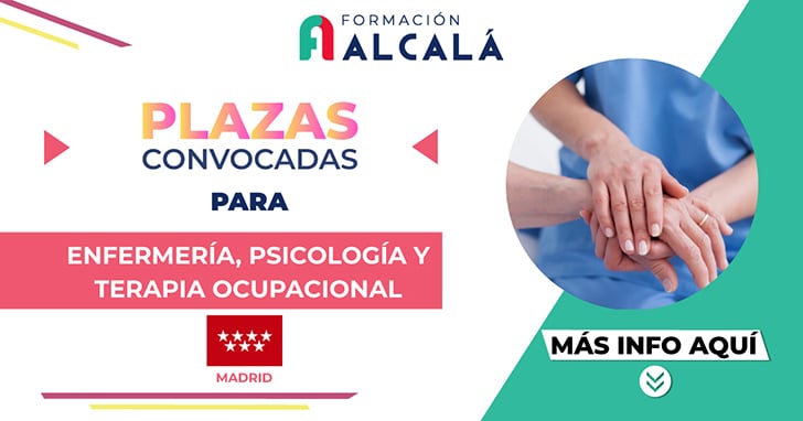 Plazas para Diplomados en Enfermería, Psicólogos y Terapeutas Ocupacionales en Madrid