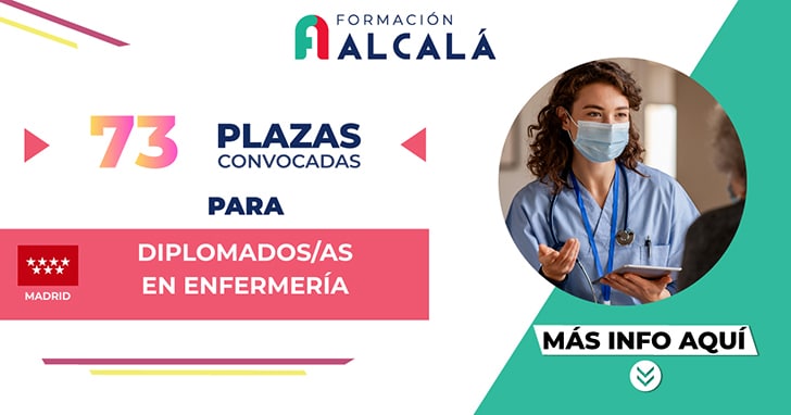 Madrid convoca 73 plazas para Diplomados/as en Enfermería