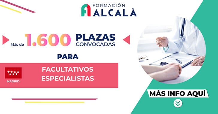 Madrid convoca más de 1.600 plazas para facultativos especialistas