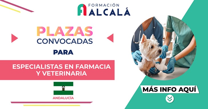 Plazas para Facultativos Especialistas en Farmacia y Veterinaria en Andalucía